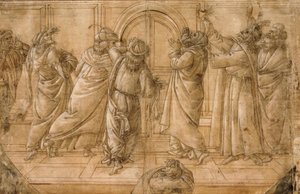 Gli ebrei a Pentecoste da Sandro Botticelli